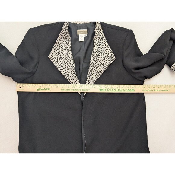 Coldwater Creek Women's Blazer Suit Jacket SIze 18 Black Business Career - Picture 7 of 12